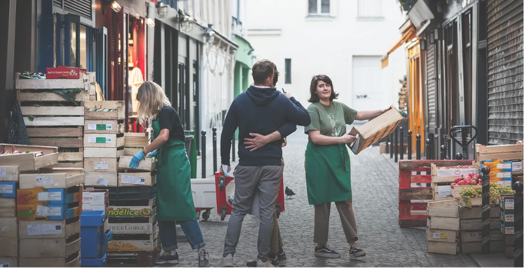 Producteur au travail