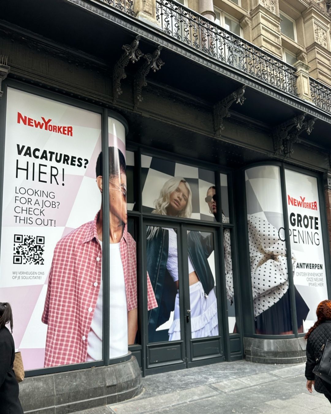 New Yorker Etalage Meir Antwerpen
