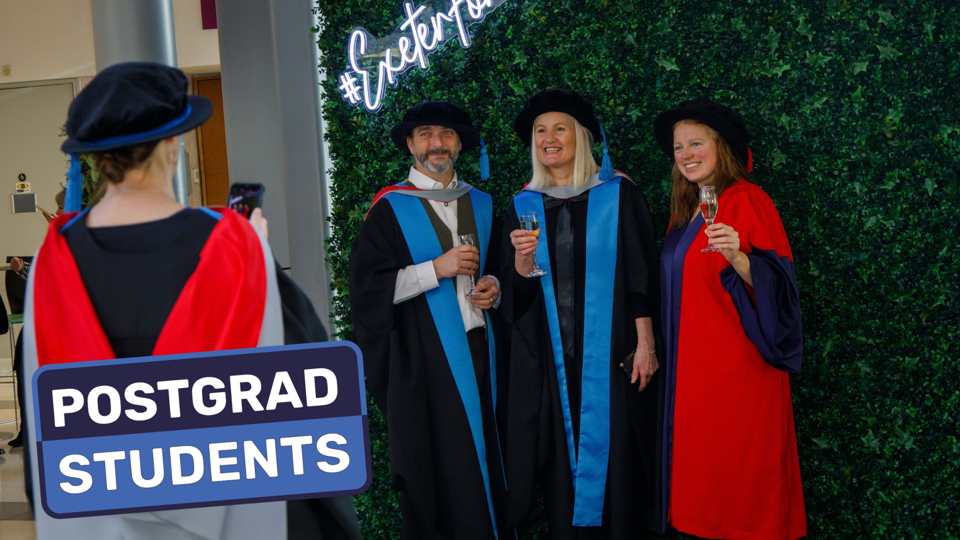 Group of postgrad students