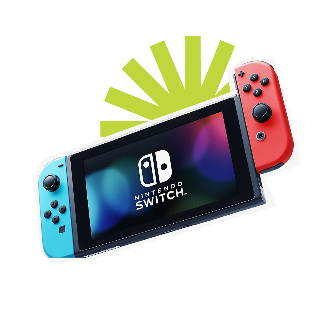 An image of a nintendo switch lite & animal crossing game