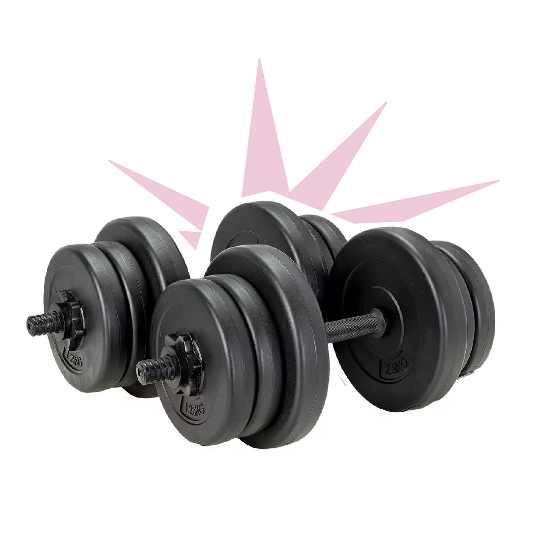 An image of a dumbell set