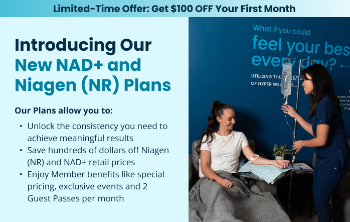 Restore Hyper Wellness Now offering Niagen and NAD Plans