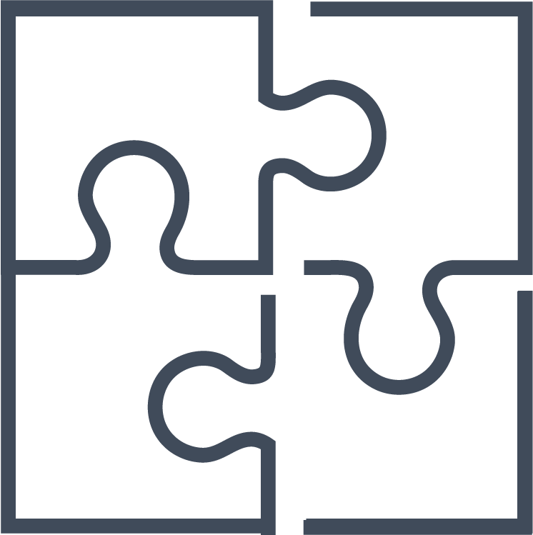 puzzle icon representing alignment 