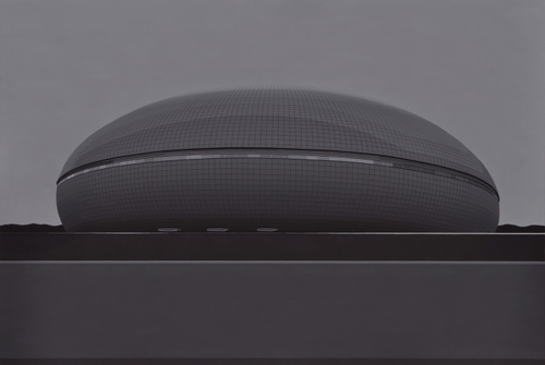 「Dome 2010 」acrylic on canvas 130.3×194cm (c) Motonori Uwasu