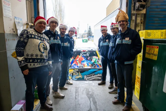 Hawks Spreading The Christmas Cheer