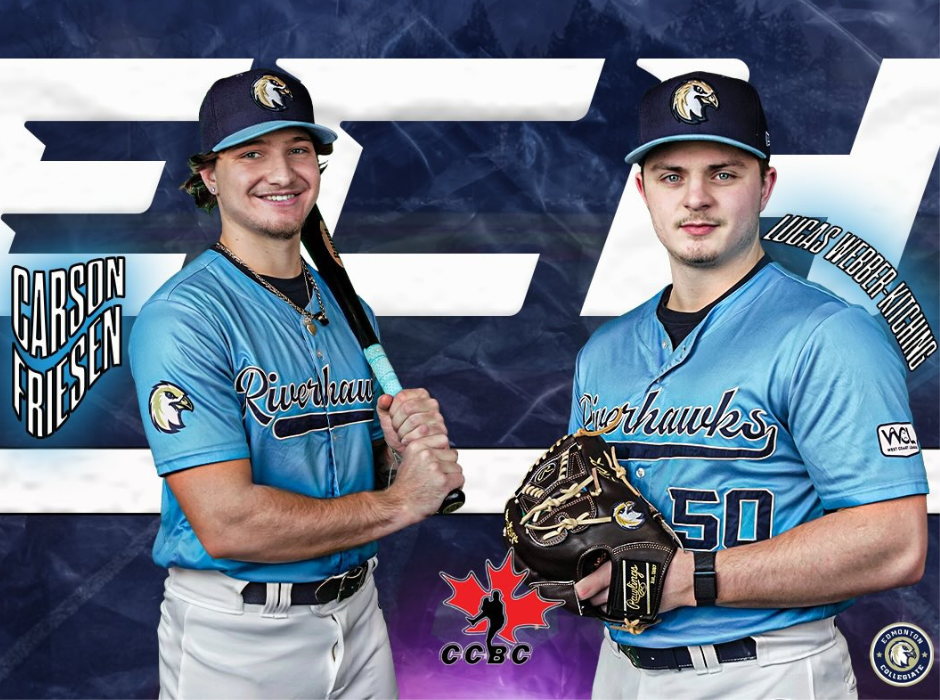 Friesen & Webber-Kitching take home league Hitter & Pitcher of the week as Hawks take the series on the island