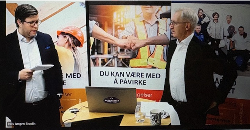 BFJR presenterte seg for Bygghåndverk Norge