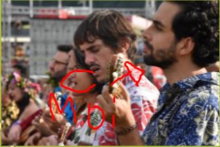 Photo de Julien DE SOUSA fondateur de Panache au record de Ukulele