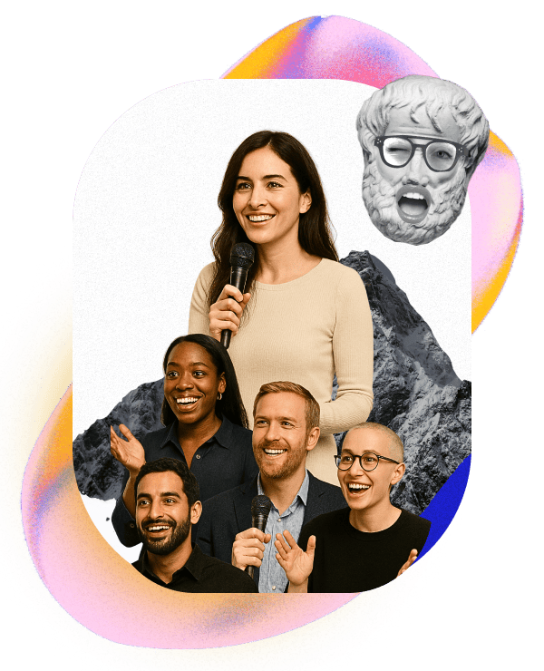 Illustration Parle avec panache Aristote Formation pour les entreprises en communication orale, prise de parole