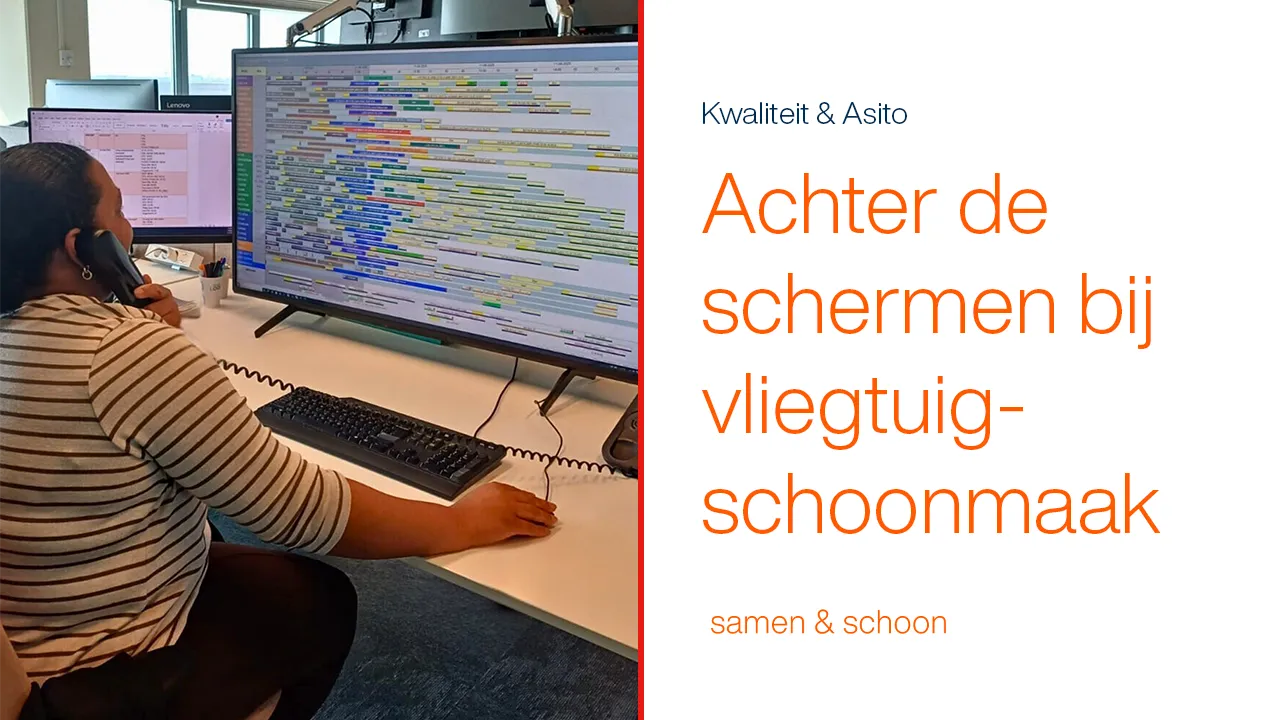 Achter de schermen bij vliegtuigschoonmaak