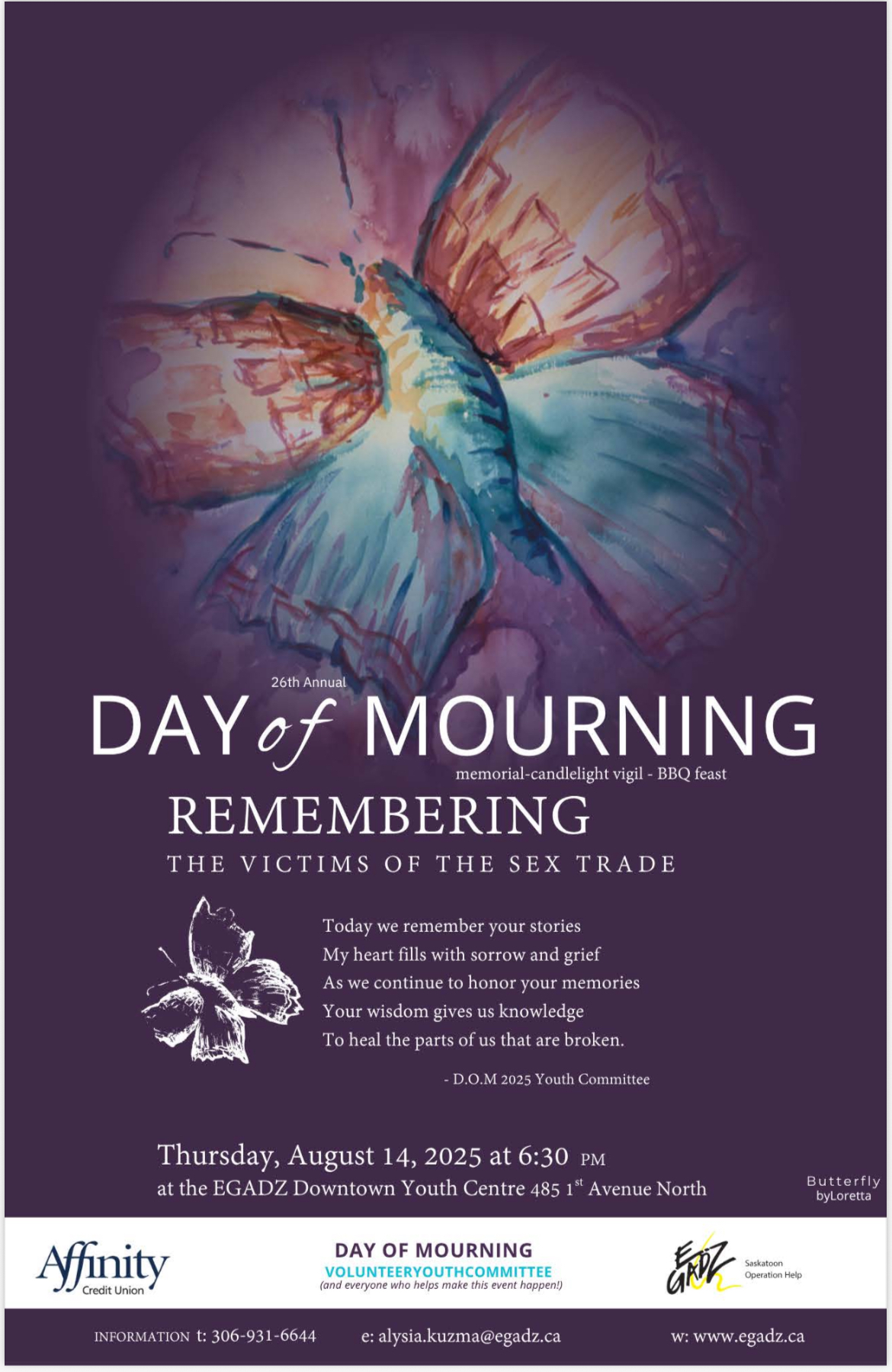 EGADZ Annual Day of Mourning