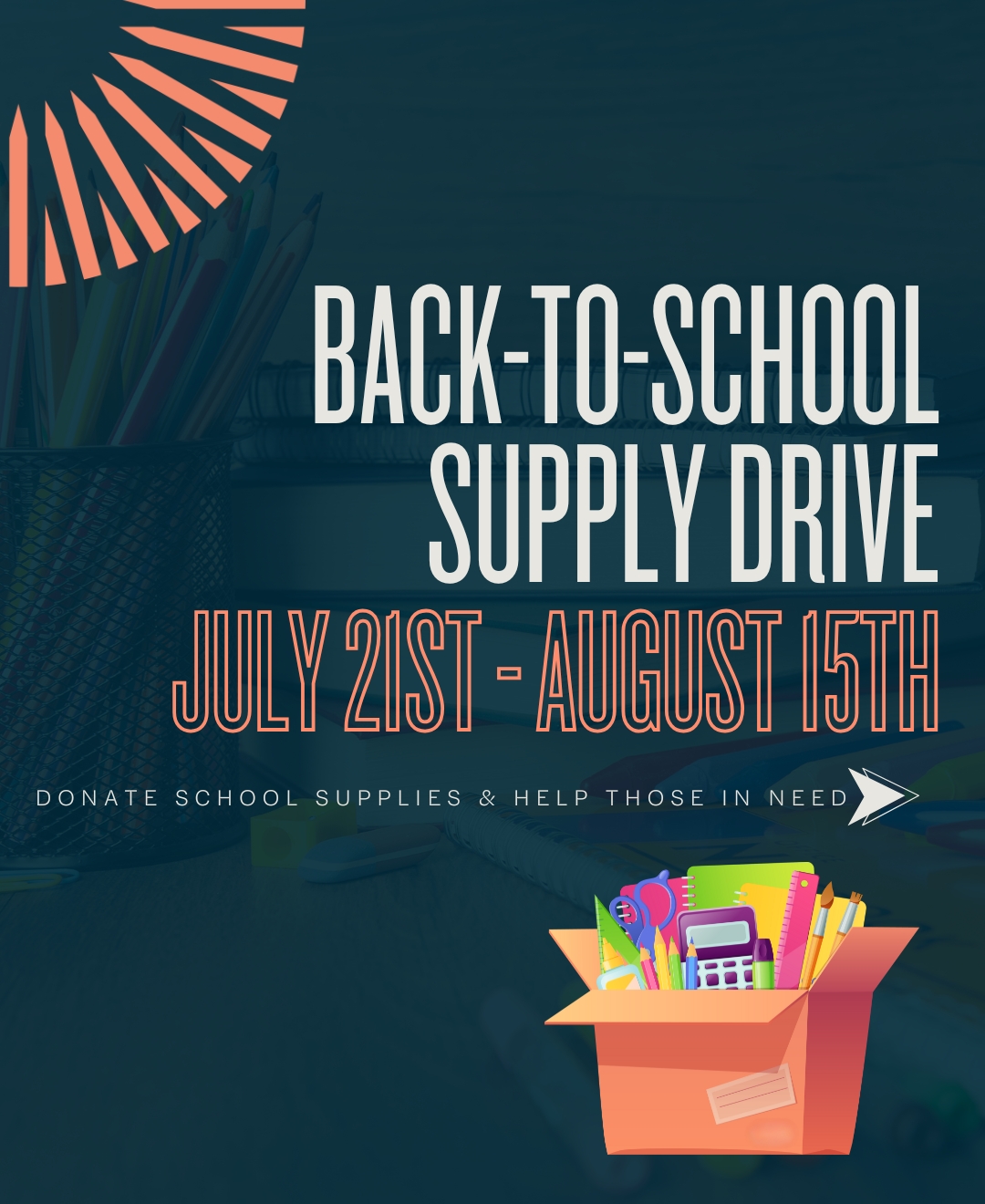 Back-to-School Supply Drive: Help Students Start Strong! 📚