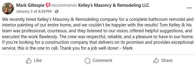 Shanda's facebook testimonial