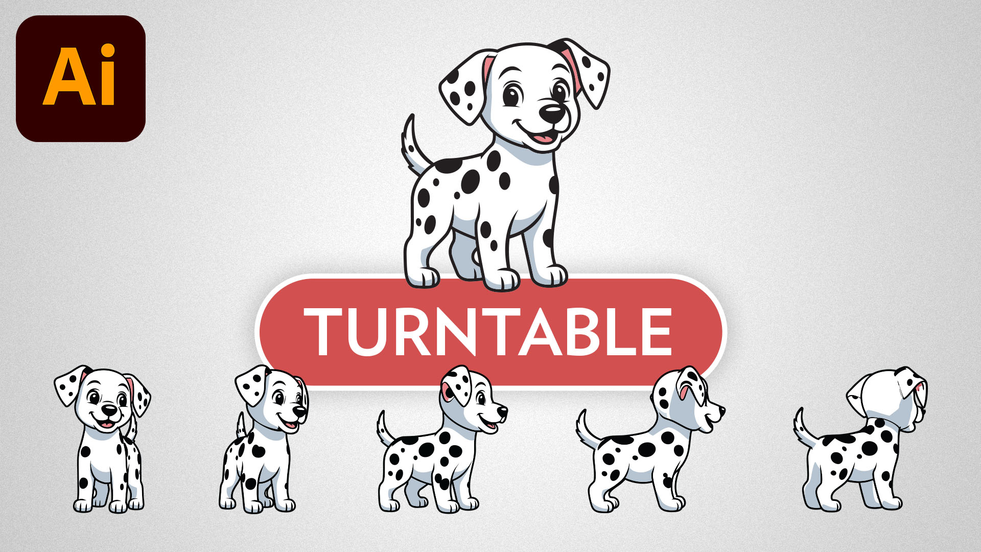 Rotate 2D Objects in 3D Space (Turntable) | Adobe Illustrator