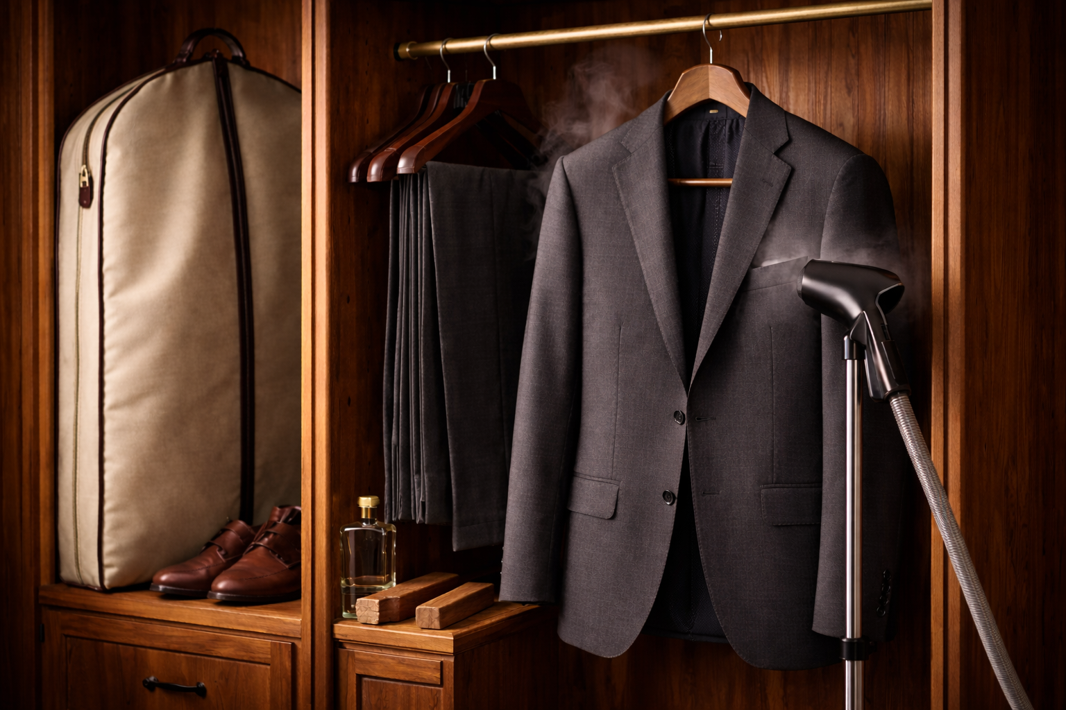 How to Care for a Suit | Dry Cleaning, Steaming, Storage & Travel