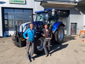 New Holland Traktorübergabe