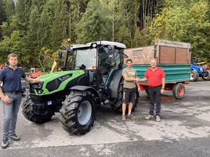 Deutz Traktorübergabe