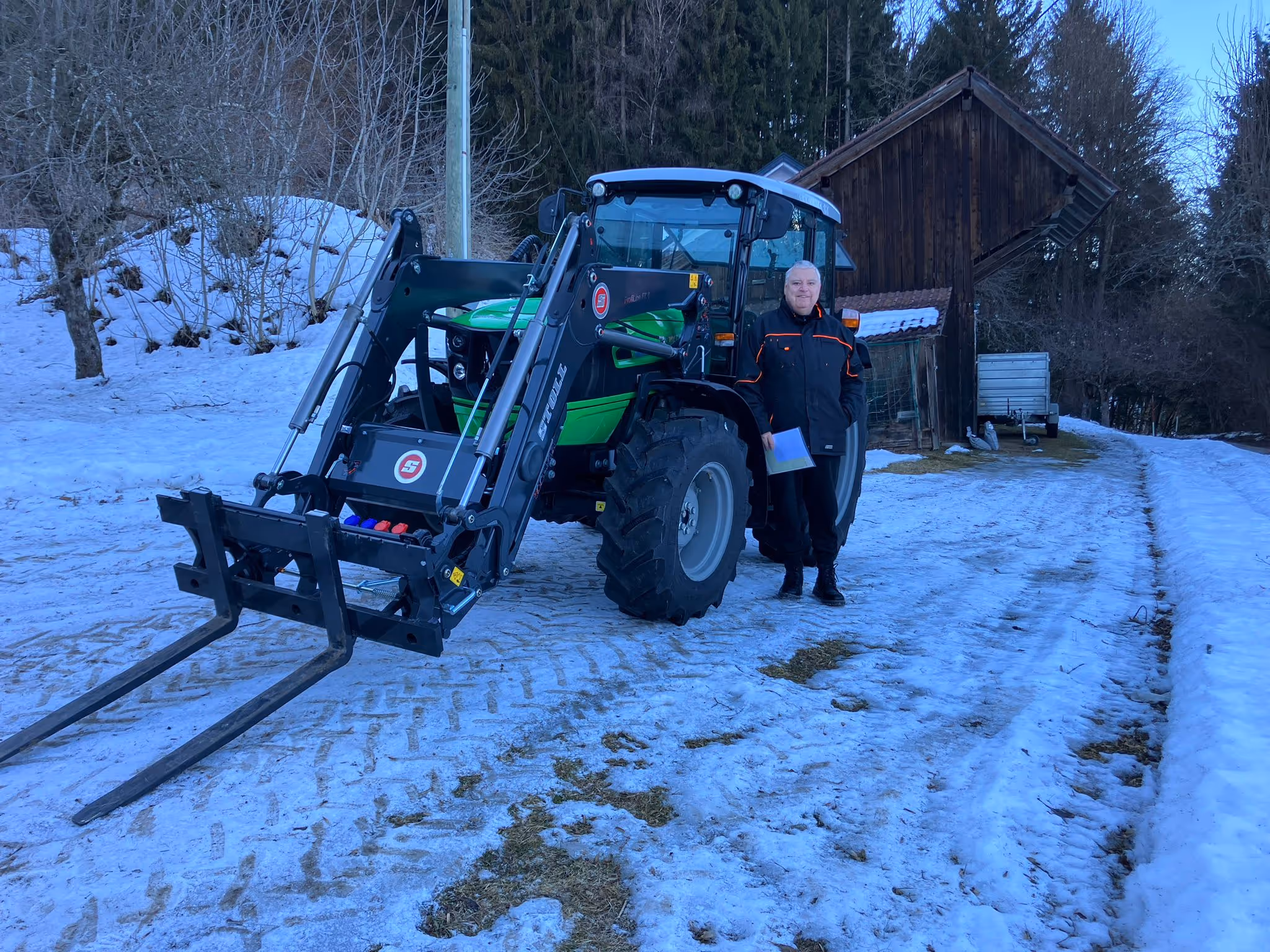 DEUTZ-FAHR Traktorübergabe