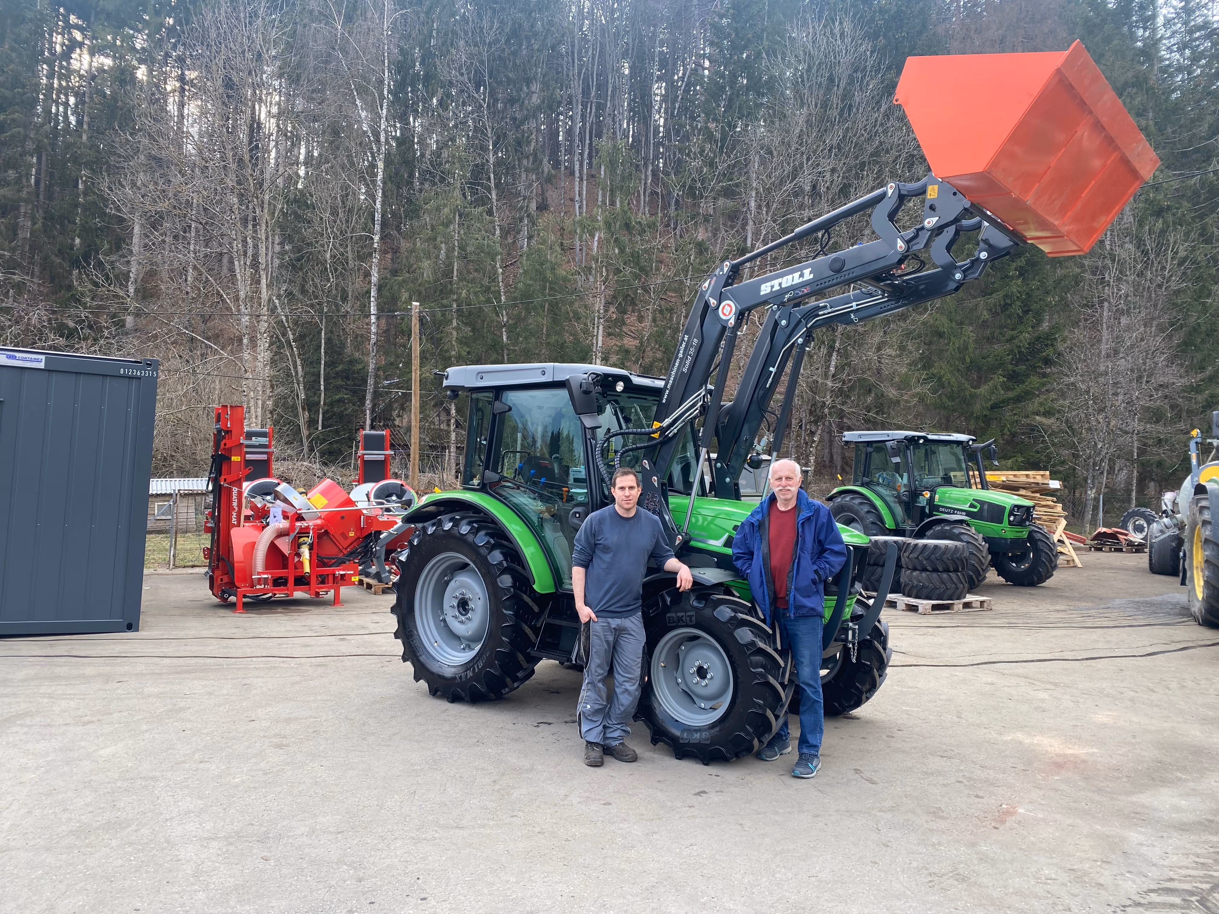 DEUTZ-FAHR Traktorübergabe