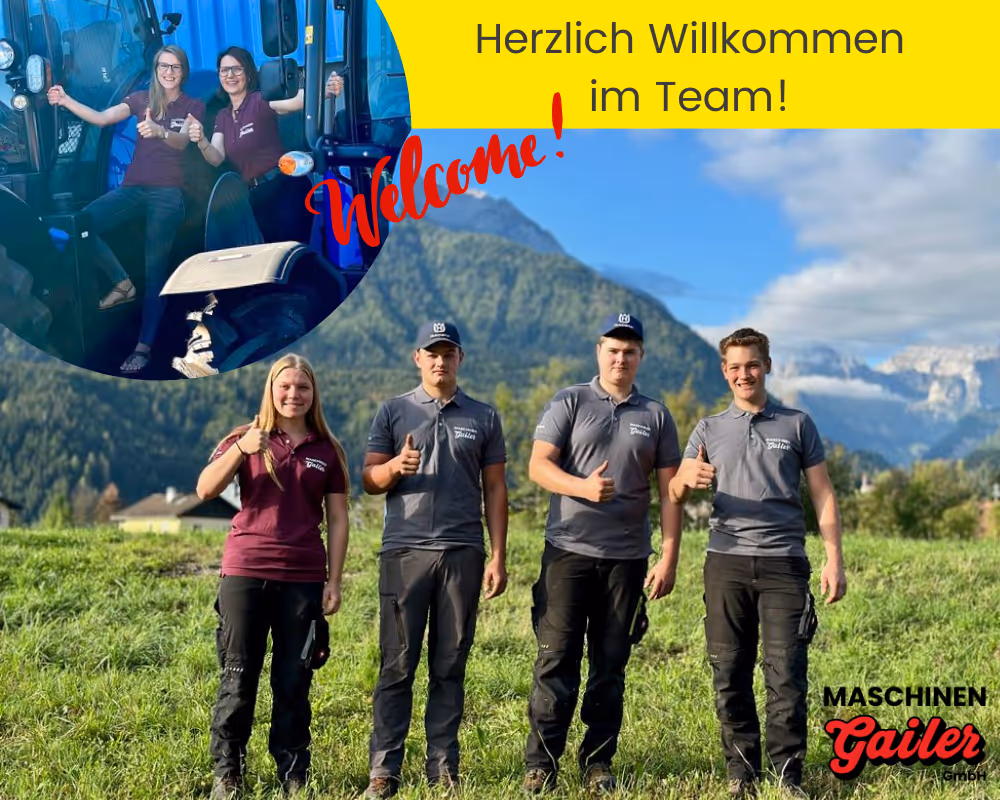 Herzlich Wilkommen im Team!