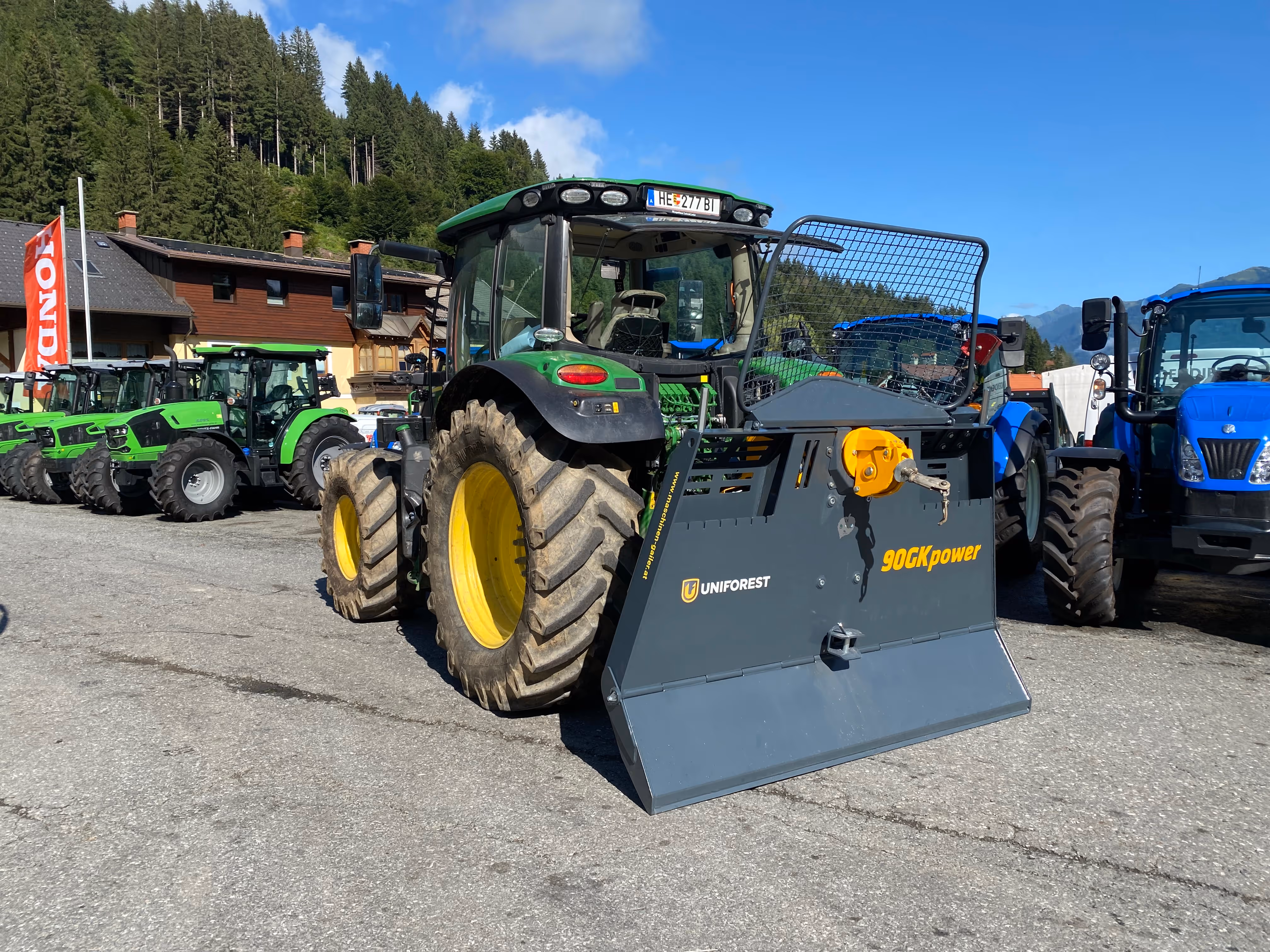 UNIFOREST Getriebewinde 90GKpower Übergabe