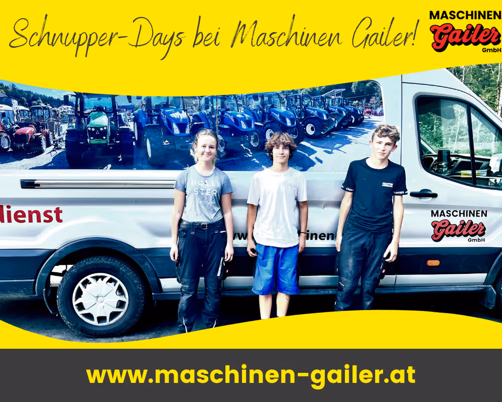 Schnupper-Days bei Maschinen Gailer! 