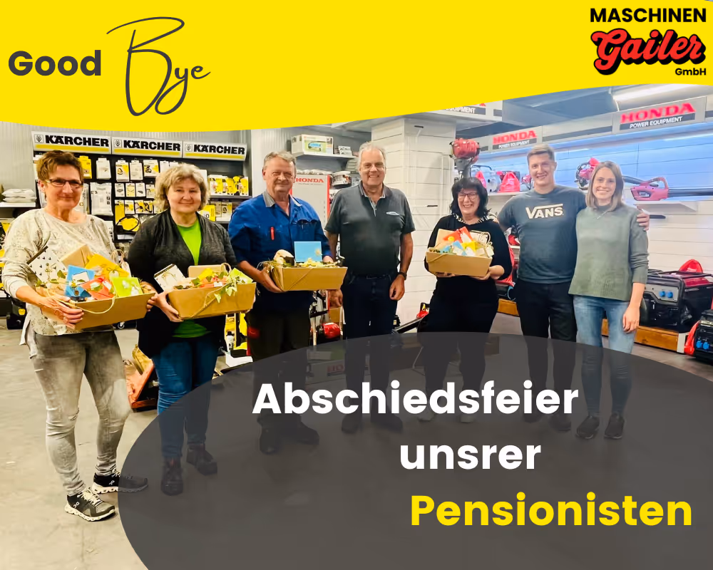 Abschiedsfeier unserer angehenden Pensionisten!