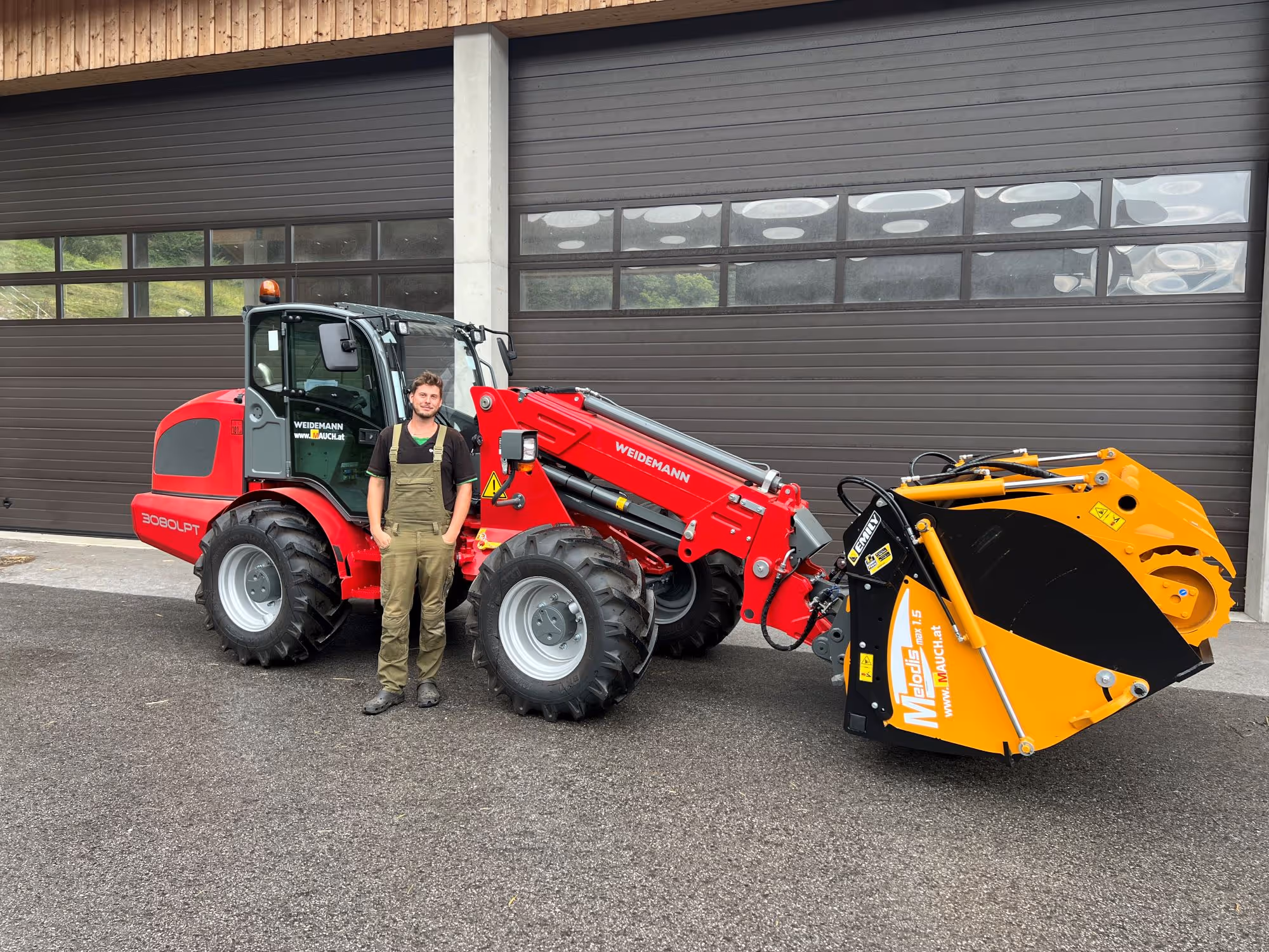 WEIDEMANN Hoflader Übergabe