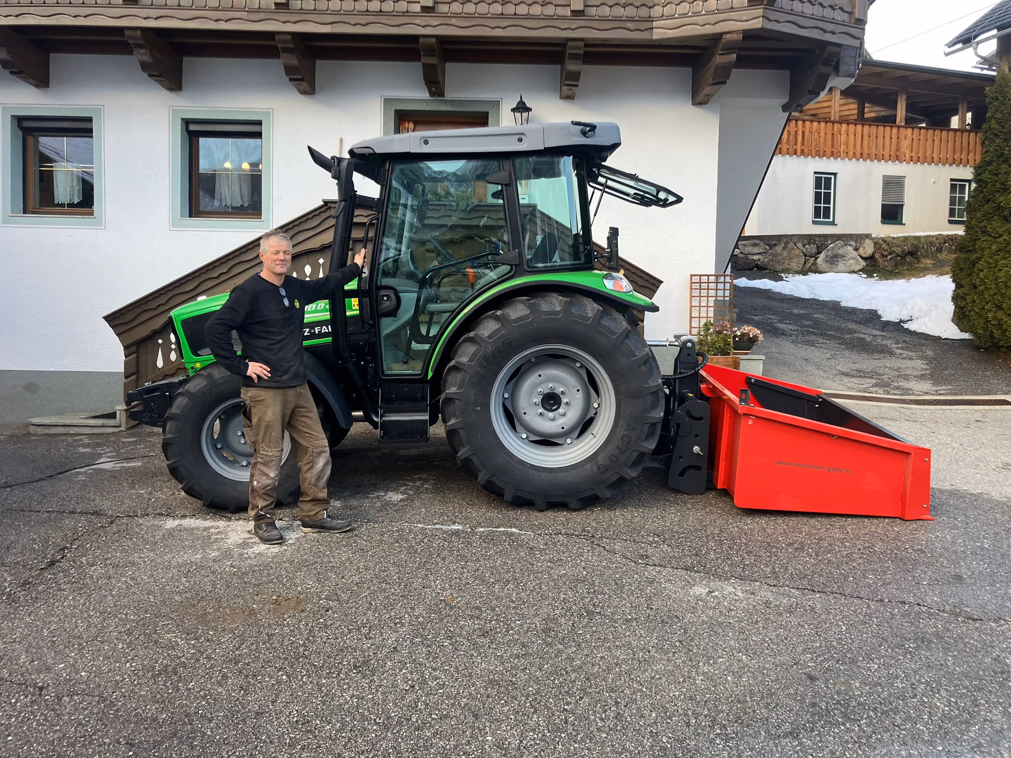 DEUTZ-FAHR Traktor Übergabe