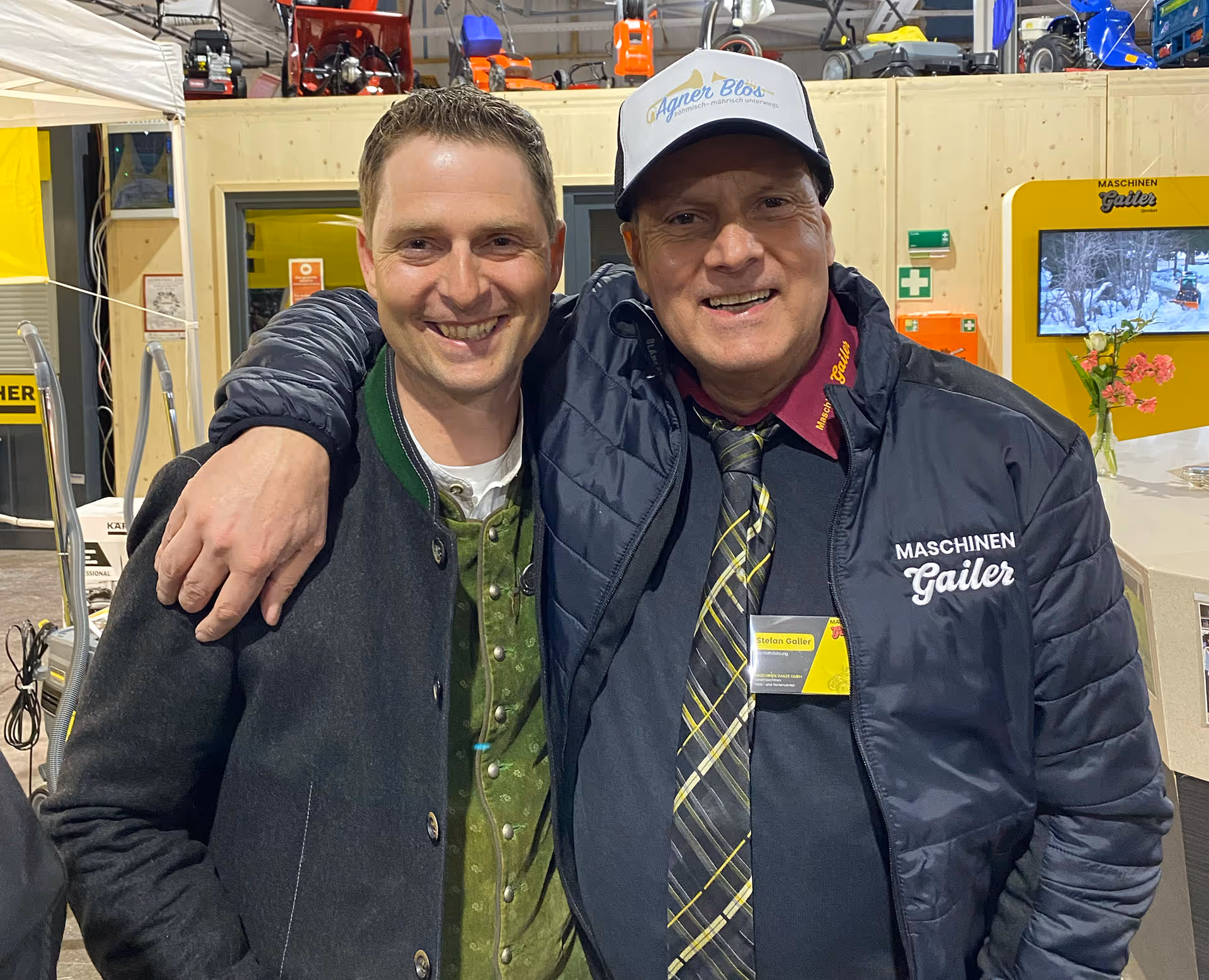 Martin Kundert mit Stefan Gailer