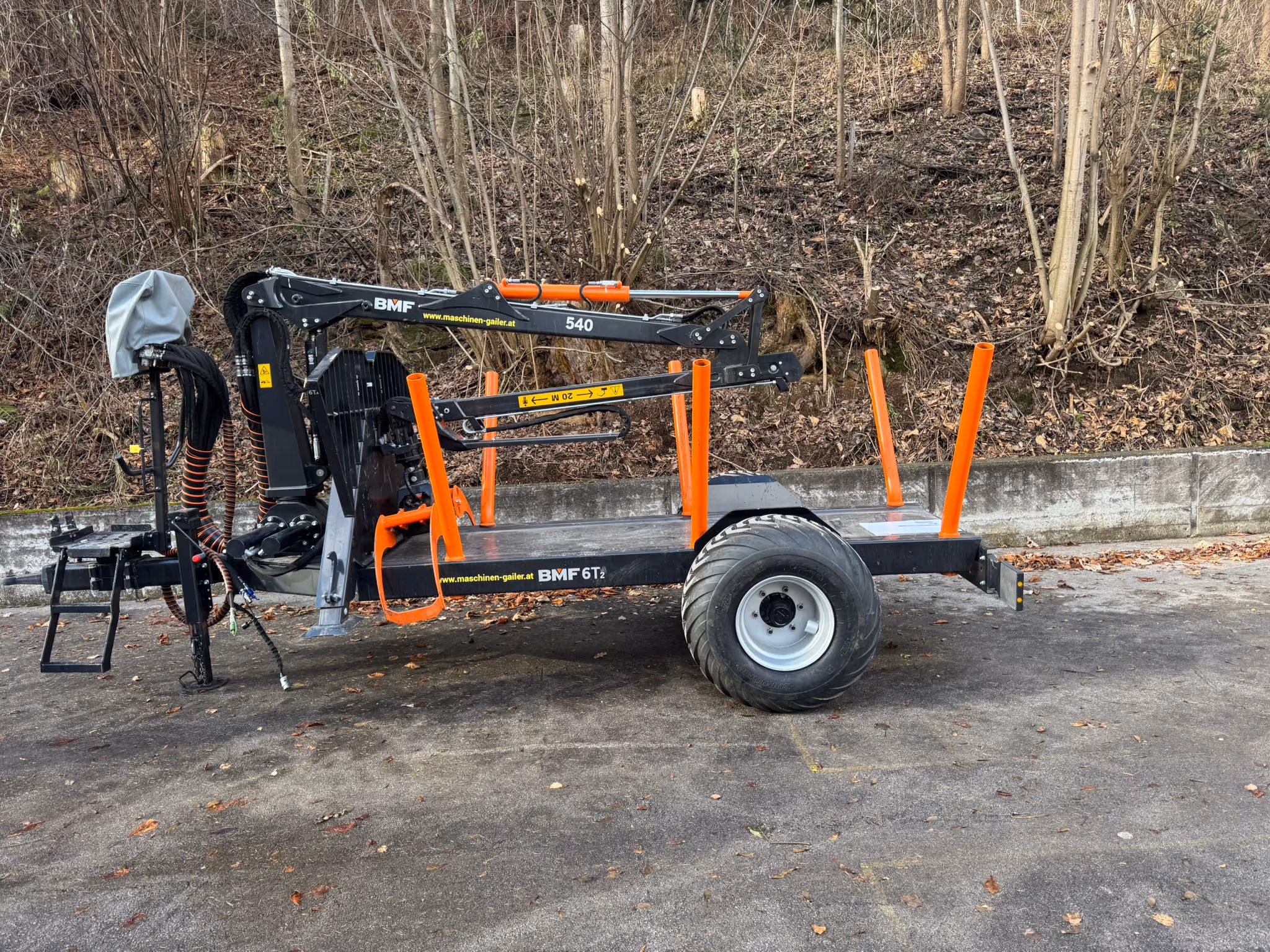 Übergabe BMF Rückewagen 6T2 mit Kran 540 