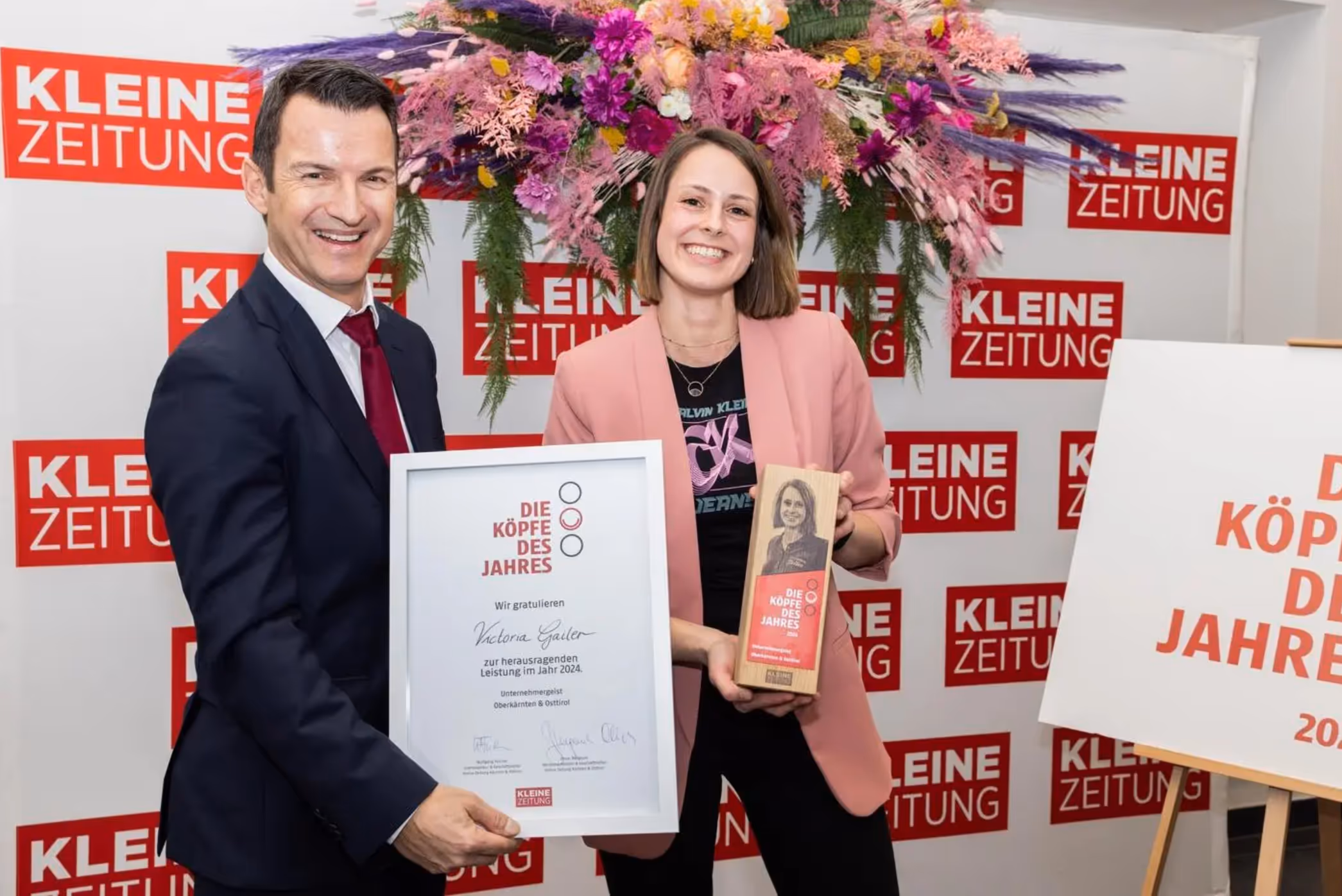 Unsere Chefin Victoria Gailer ist „Kopf des Jahres“! 🎉🏆