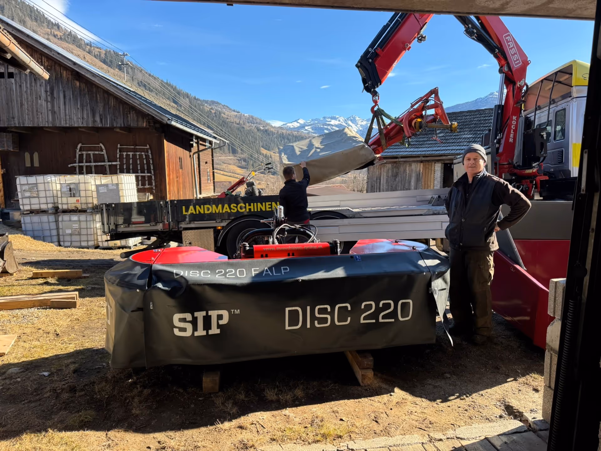 Übergabe SIP Scheibenmähwerk Disc 220 F ALP