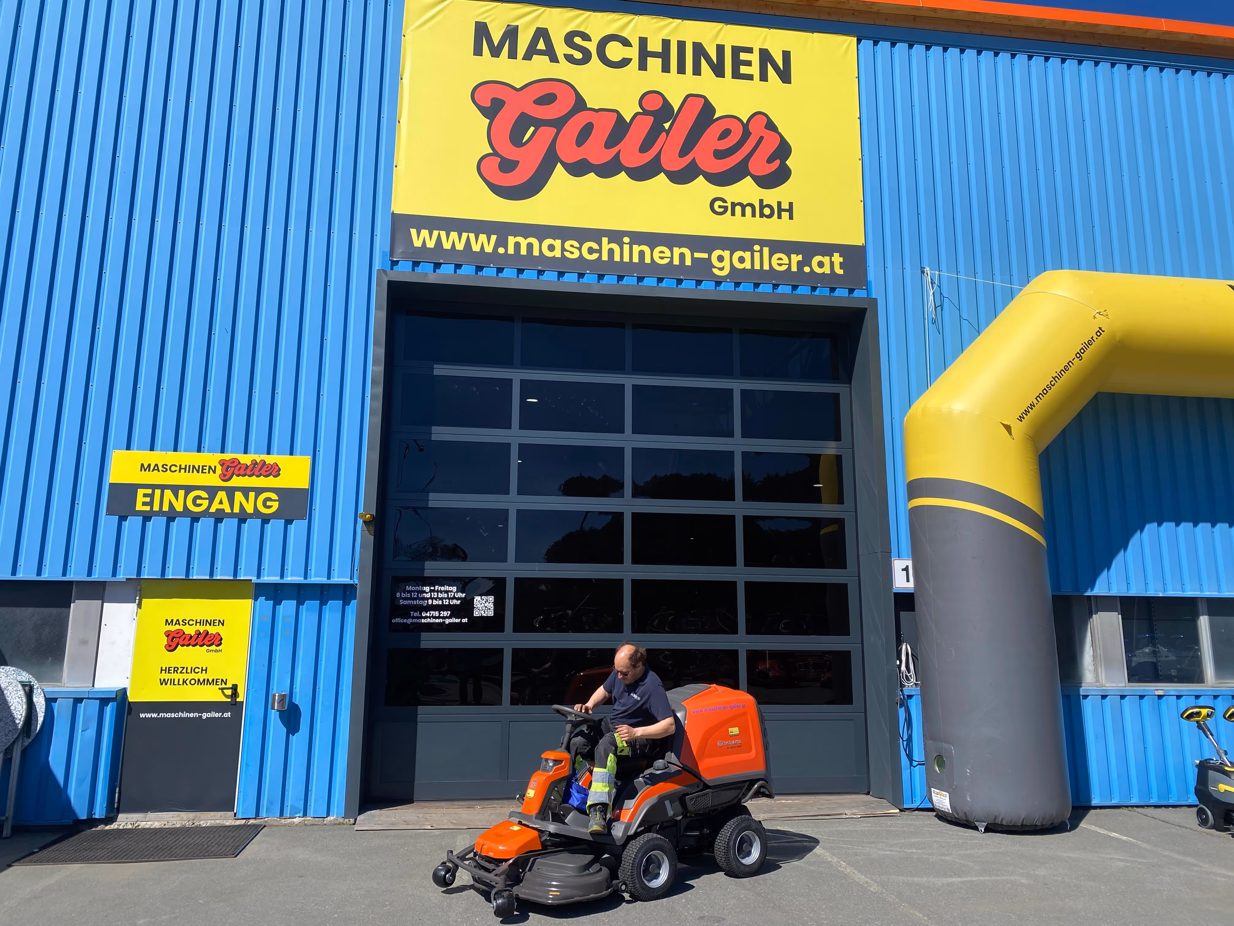 Übergabe Husqvarna Rider RC 320 TS AWD
