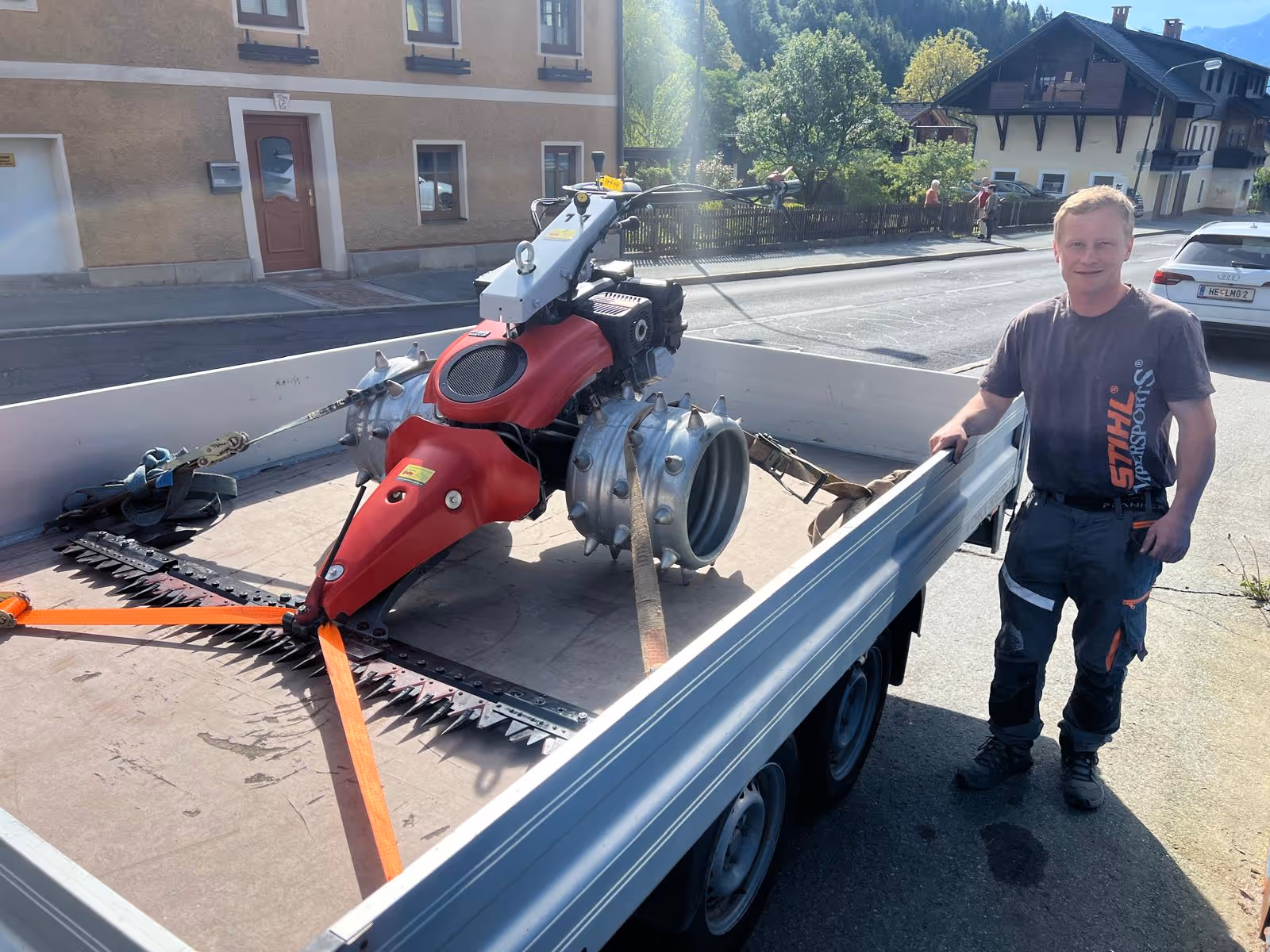 Übergabe Aebi Motormäher CC 36