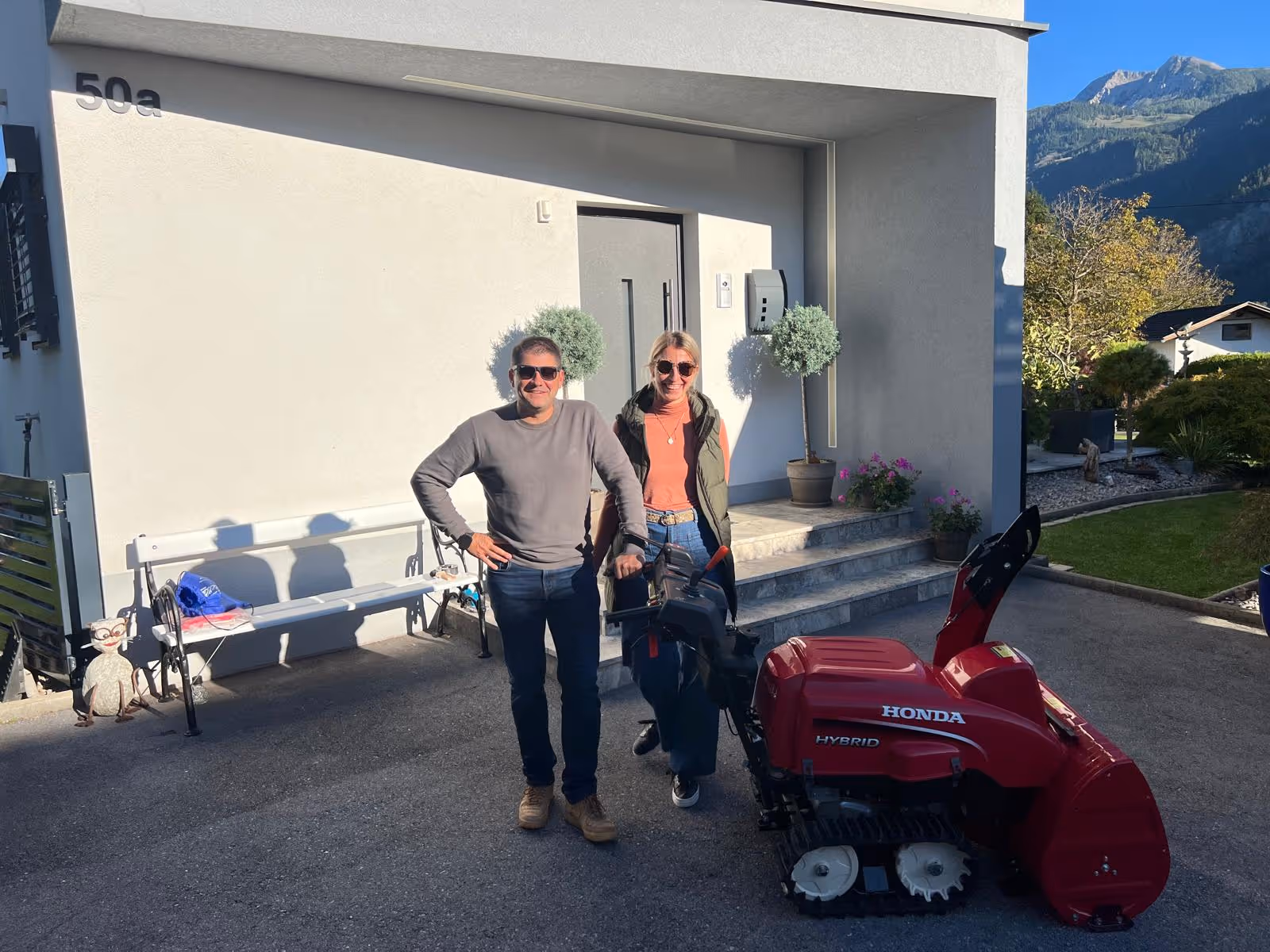 Übergabe Honda Schneefräse HSS 1380i1 ETD R280