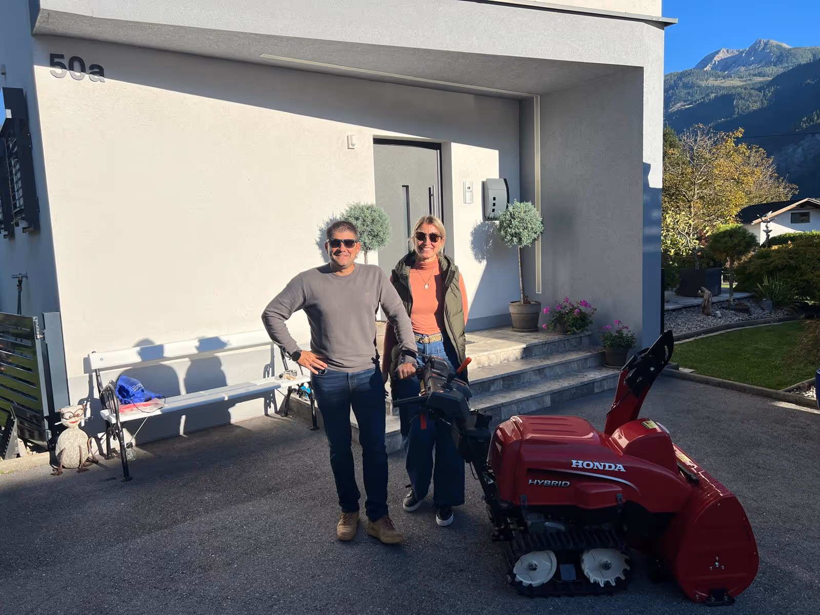 Übergabe Honda Schneefräse HSS 1380i1 ETD R280