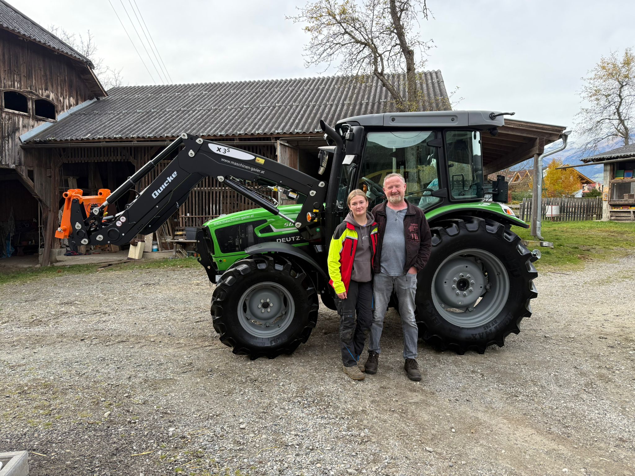 Übergabe Deutz-Fahr 5080D Keyline mit Quicke Frontlader X3S Performance