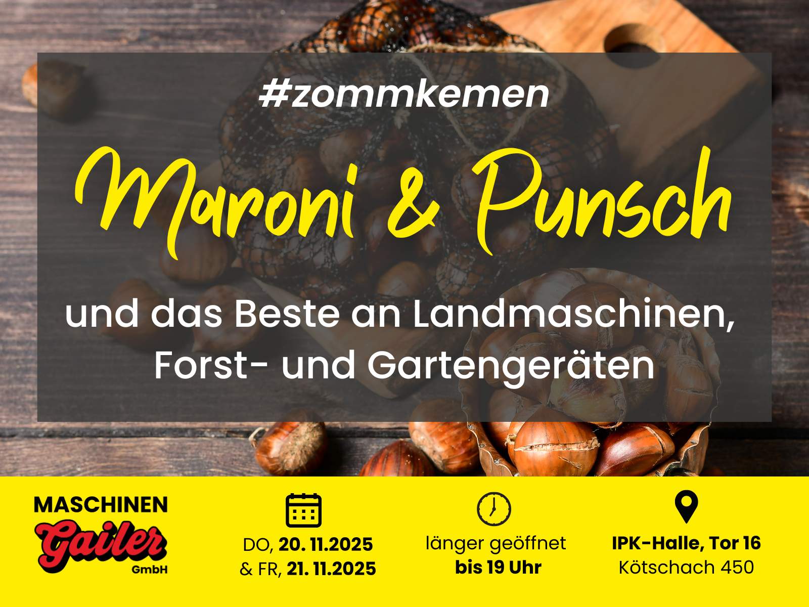 Save the Date – Maschinen Gailer's XMAS Village! 🎅🎄