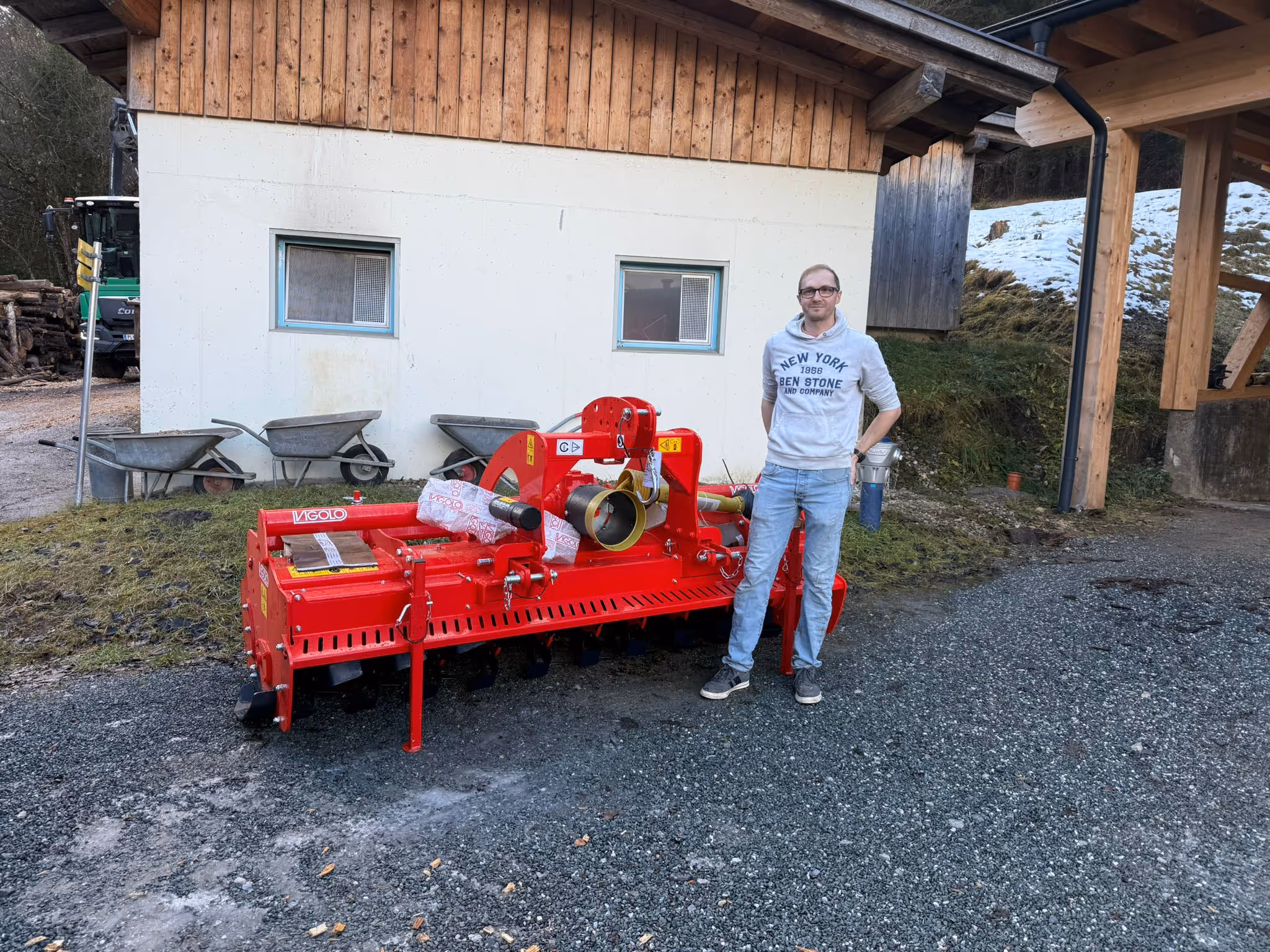 Übergabe einer Maschine