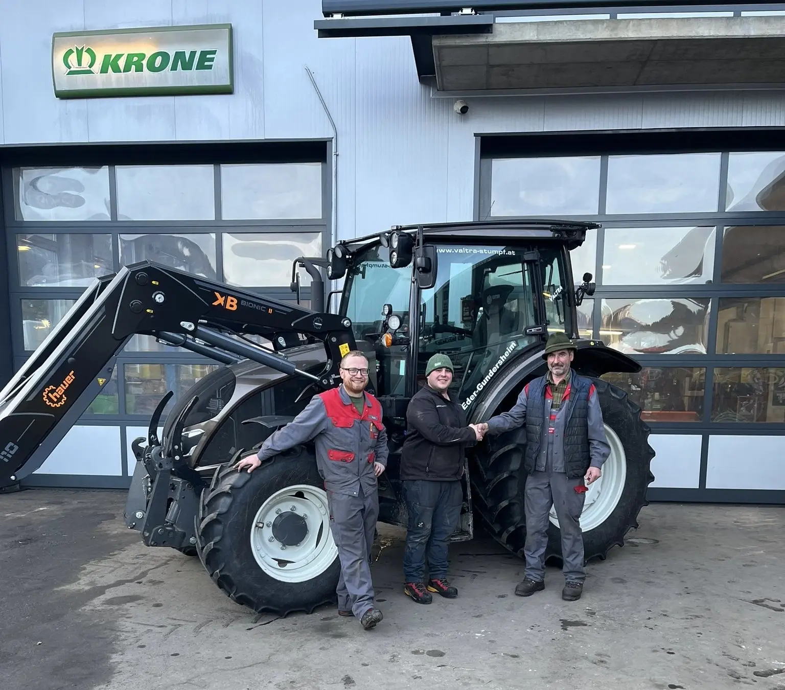 Übergabe Hauer Frontlader