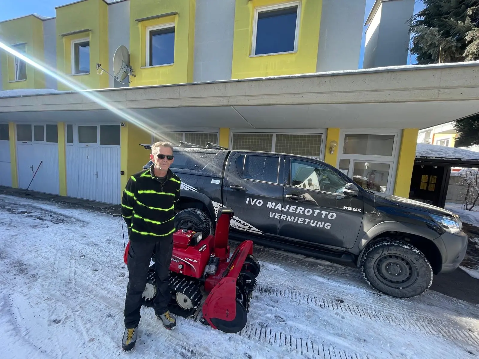 Übergabe Honda Schneefräse HSM 1390 iTDR