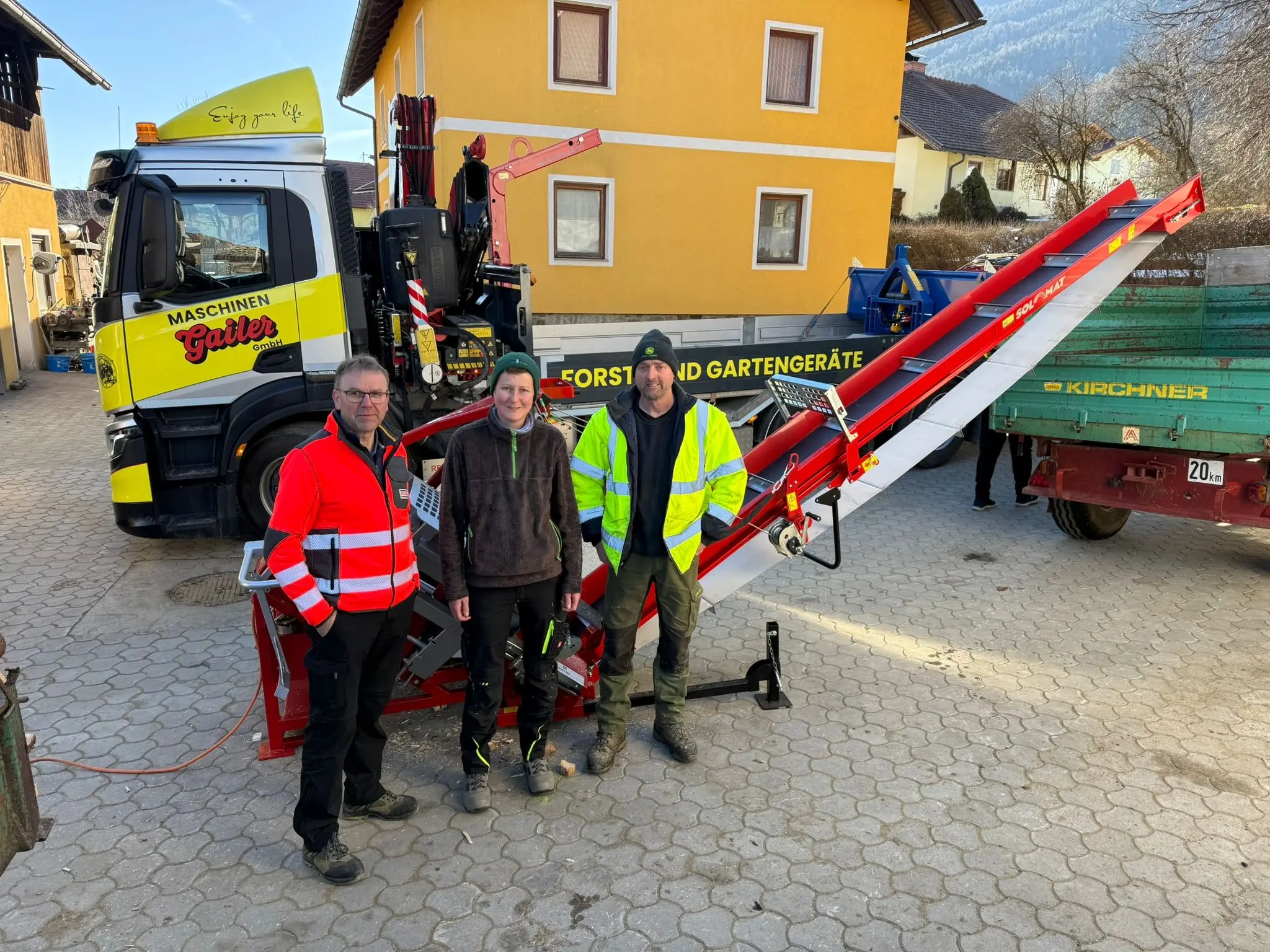 Übergabe Vogesenblitz Solomat Wippsäge PE 5