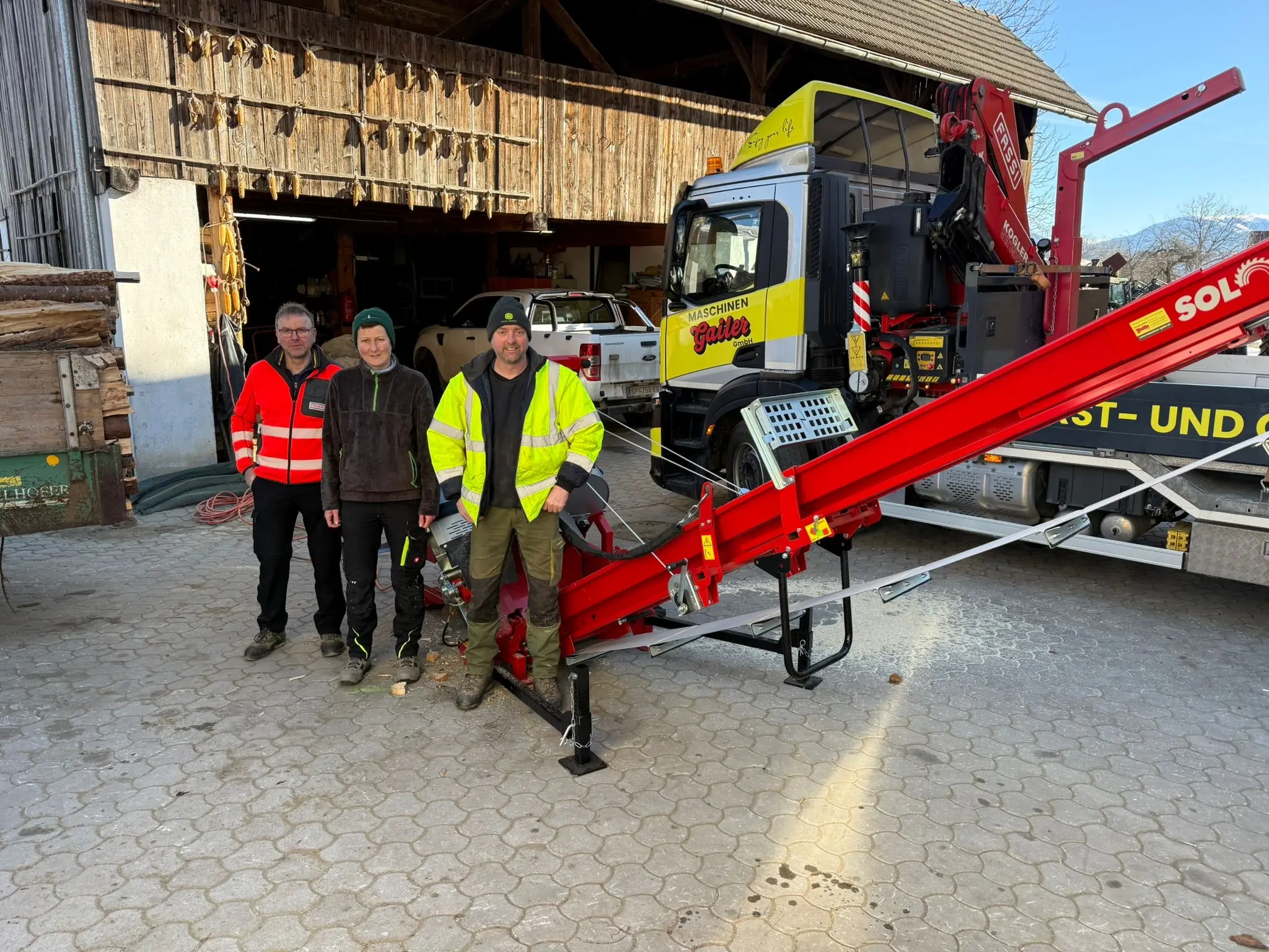 Übergabe Vogesenblitz Solomat Wippsäge PE 5