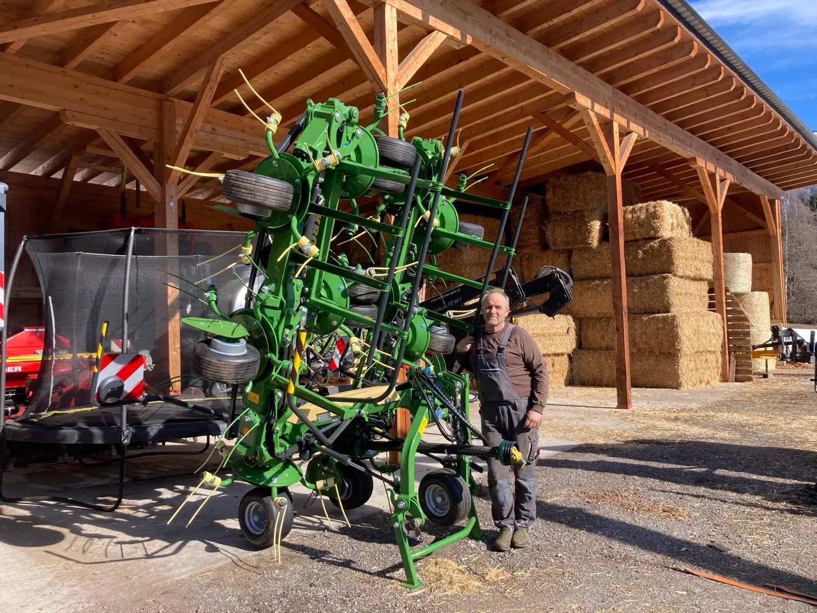 Übergabe Krone Kreiselzettwender 1020