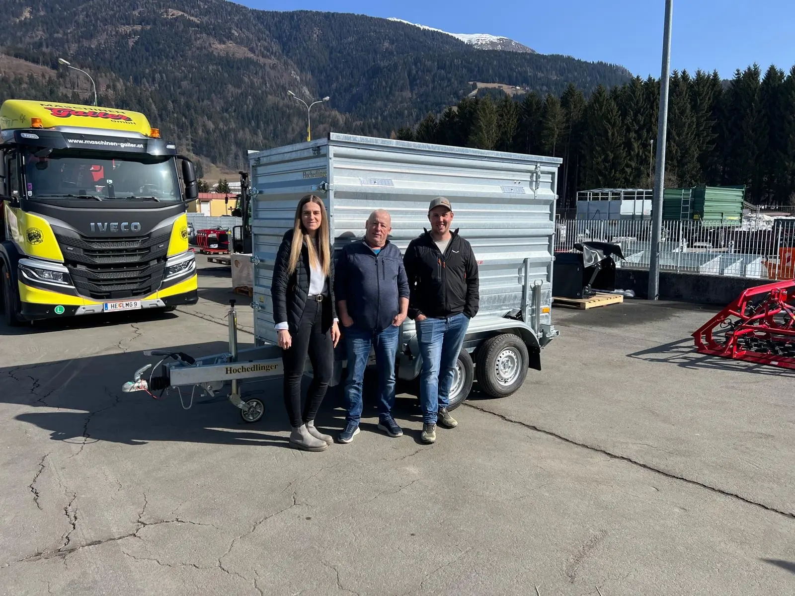 Übergabe einer Maschine