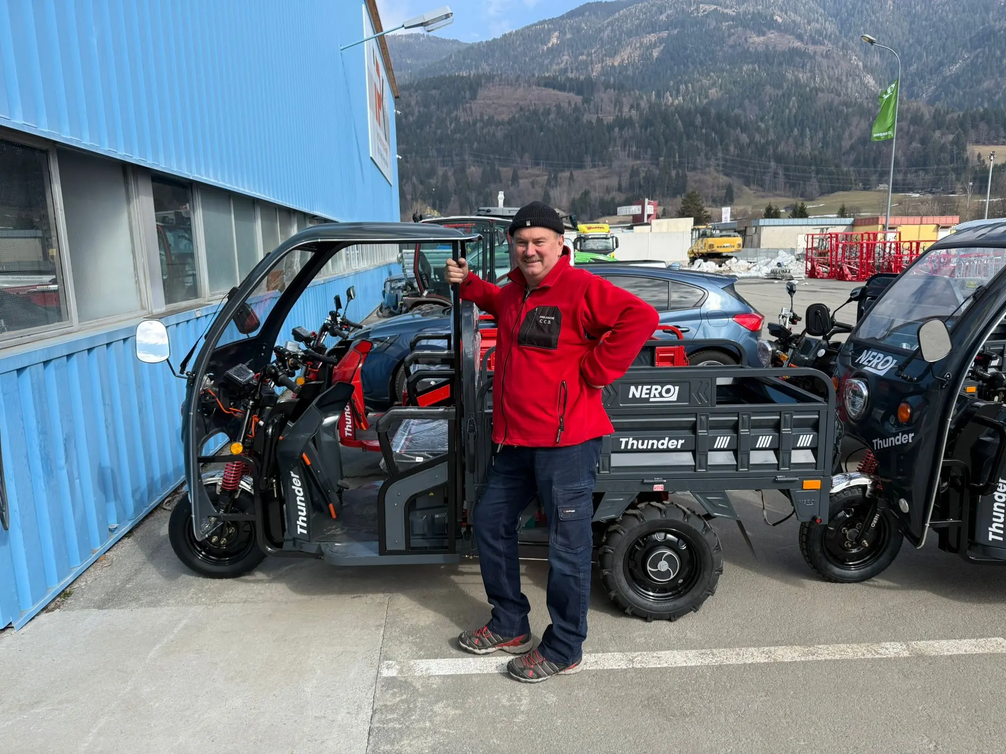 Übergabe einer Maschine