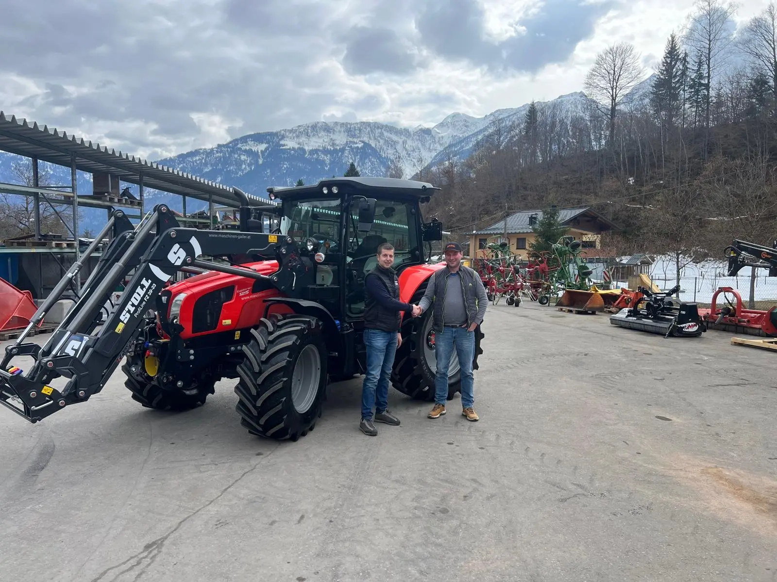 Übergabe einer Maschine