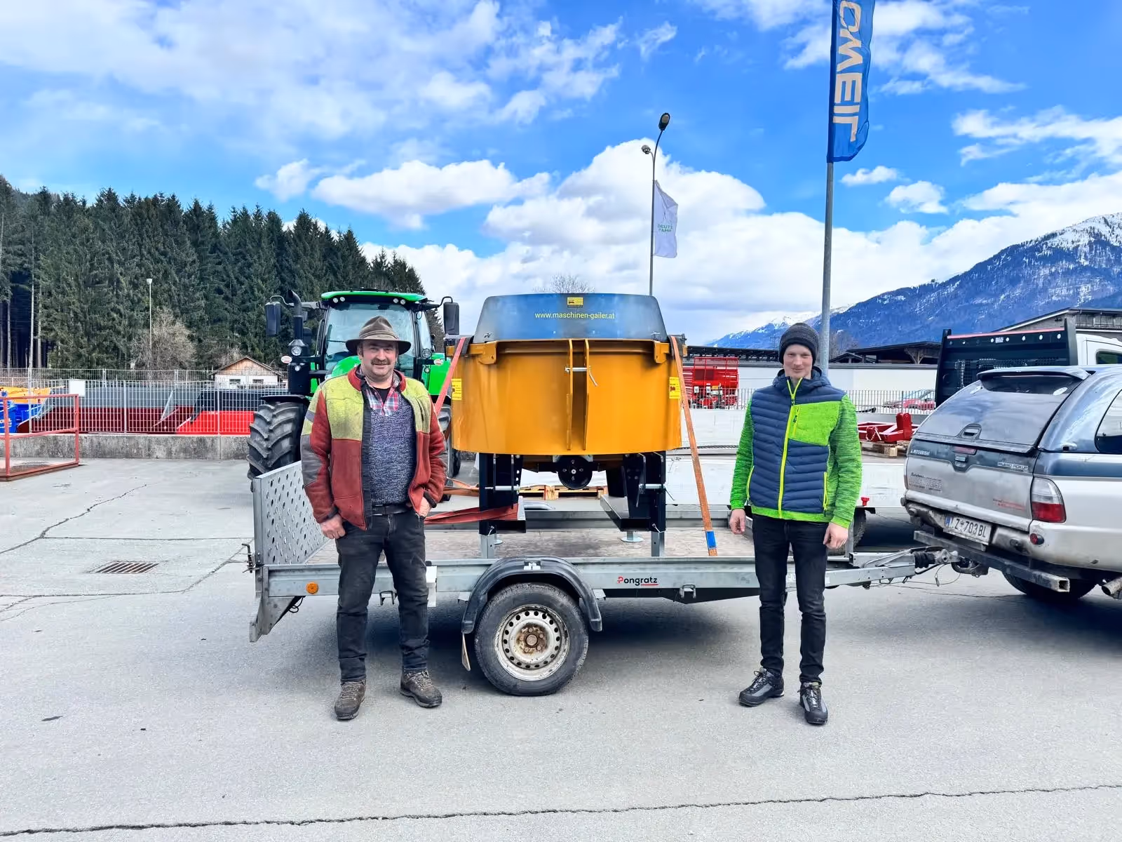 Übergabe Mammut TM 150 Betonmischer 