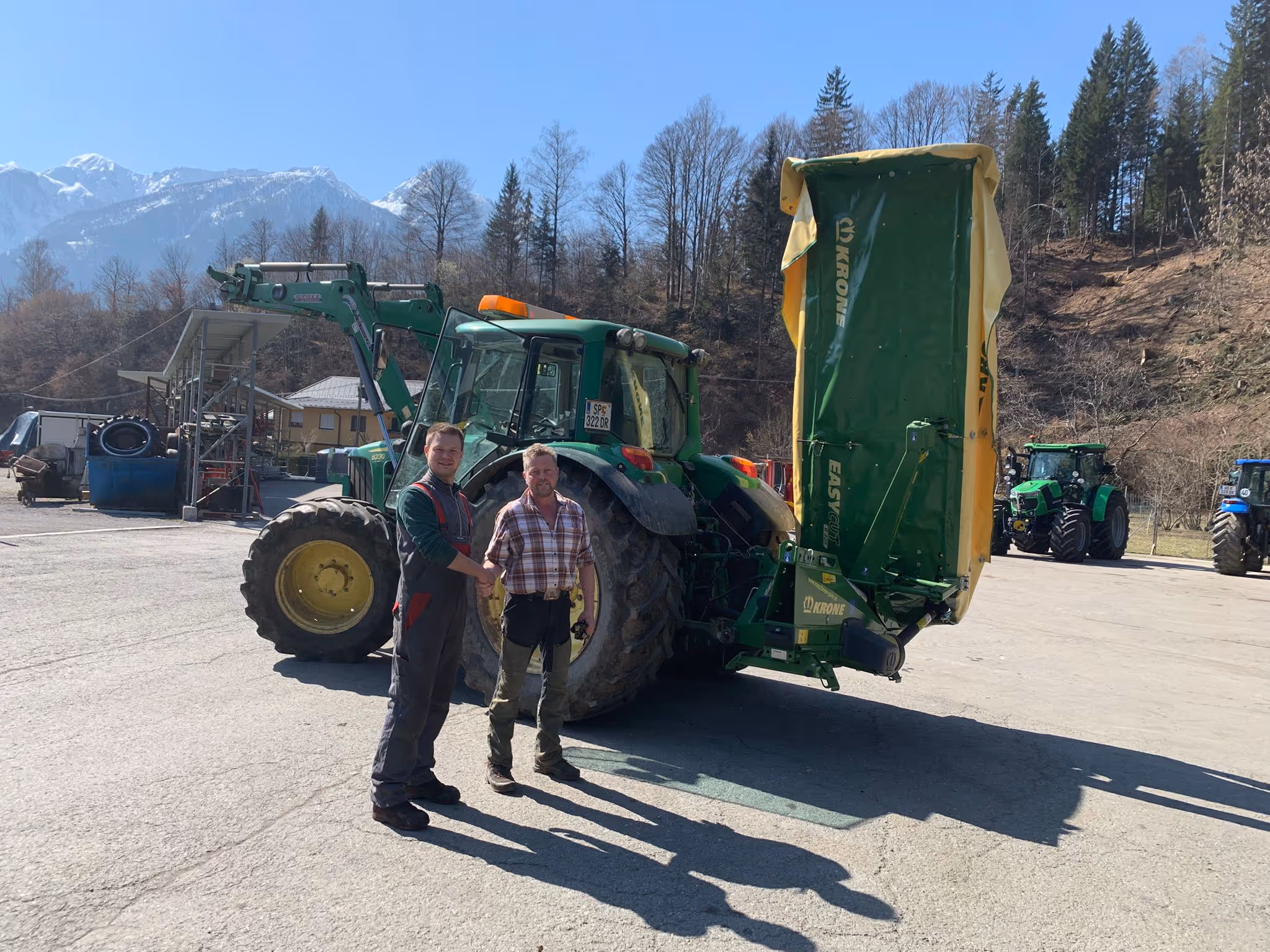 Übergabe Krone Mähwerk